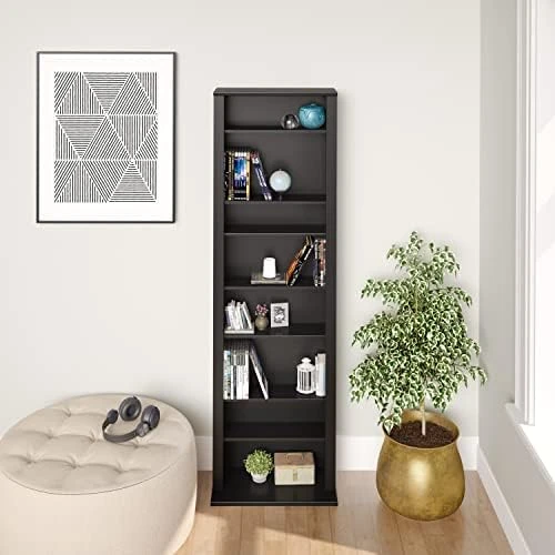 Prepac Quad Width Wall Storage Cabinet, Black - Image 8
