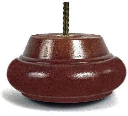 LEG DADDY TruFitLeg Ivar - 2 1/2" Turned Bun Sofa Leg, Fits On All Furniture With Hanger Bolt Attachments (Fruitwood, Set Of 4) - Image 4