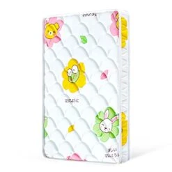 Vibe Bear Mini Crib Mattress Topper 38x24x4 Premium Foam -100% Breathable, Non-Toxic, Quiet And Odorless, Hypoallergenic, Fits Most Mini Cribs