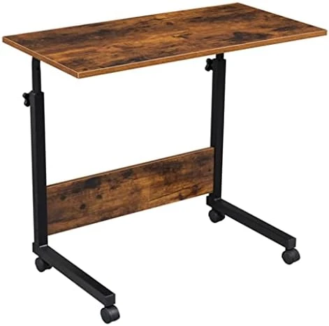 WYKDD Computer Desk Laptop Desk Rolling & Height Adjustable P2 15MM Chipboard & Steel Side Table With Baffle - Image 7