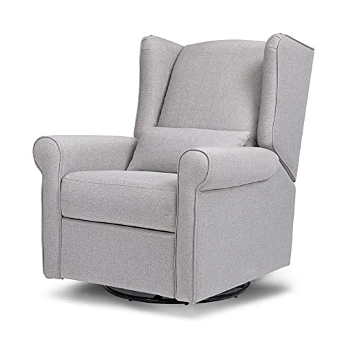 DaVinci Hayden Recliner And Swivel Glider In Natural Oat, Greenguard Gold & CertiPUR-US Certified - Image 5