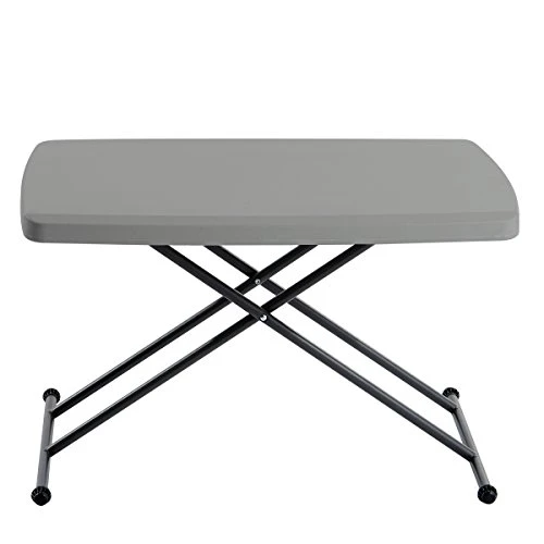 Iceberg IndestrucTable TOO 1200 Series, Personal Folding Table, Indoor/Outdoor, Commercial Grade, Charcoal, 19.5β L X 30β W X 28" H - Image 3
