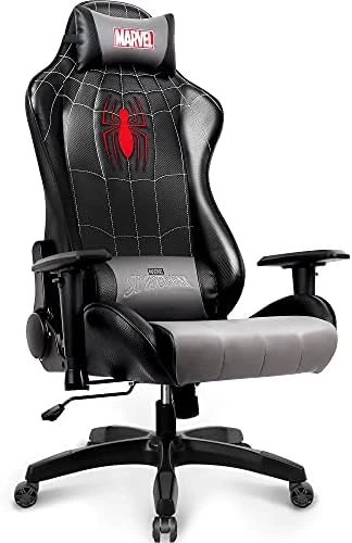 Marvel Avengers Gaming Chair Desk Office Computer Racing Chairs - Adults Gamer Ergonomic Game Reclining High Back Support Racer Leather (Spider-Man) - Image 9