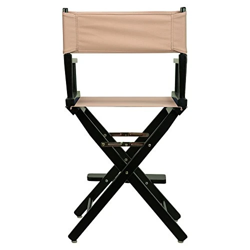Casual Home 24" Director's Chair Black Frame-with Tan Canvas, Counter Height - Image 5