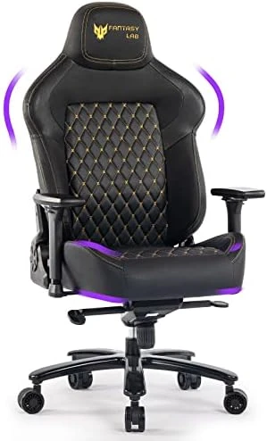 VON RACER Big And Tall Gaming Chair 440lb Gamer Chair With Gel Cold Cure Foam Lumbar Big And Tall Office Chair 4d Adjustable Arms Heavy Duty Metal Base Computer Chair For Gamers Office Workers - Image 6