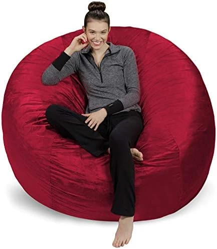 Sofa Sack Foam Filling Bean Bag Refill For Bean Bags, Loungers, And Pool Floats, 100L, White With EZ-Pour Zipper Spout - Image 10