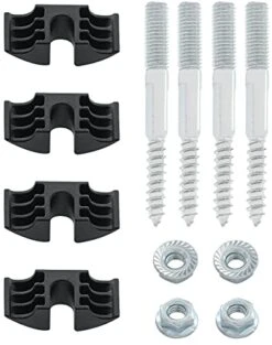 Spare Hardware Parts MALM Headboard Bed Frame Parts Combo Pack (Replacement For IKEA Part #122998 + 114254 + 114334) (Pack Of 4)