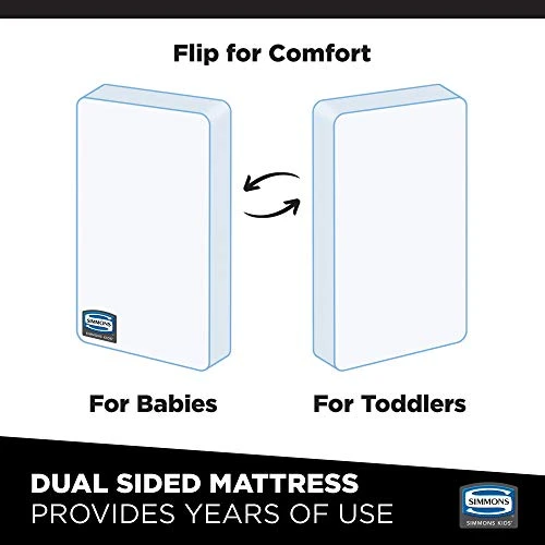 Delta Children Beautyrest Beginnings Black Brilliant Sun 2-Stage Premium Crib And Toddler Mattress With Plant-Based Soy Foam And Gel Memory Foam - GREENGUARD Gold Certified - Trusted - Made In USA - Image 4