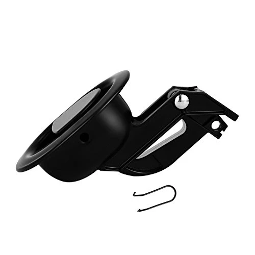 Enoosee Recliner Sofa/Chair Release Oval All-Metal Pull Recliner Handle 3" By 3.5", Fits Ashley, Lazy Boy And Other Manufacturer Brands Chair Release Handle Black - Image 2