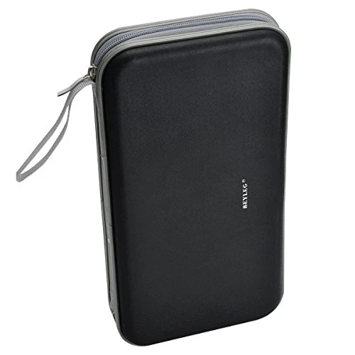 Wismart 70 Capacity Heavy Duty CD DVD Blu-ray Media Case Storage Holder Organizer Wallet (Black) - Image 3