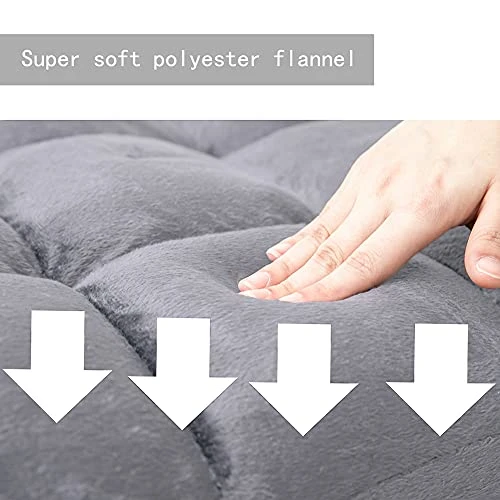 FLOGUOR Indoor 5-Position Adjustable Floor Chair With Back Support Folding Padded Gaming Sofa Chair, Lounge Chair For Adults Video Gaming, Perfect For Meditation, Reading, Beige QL050-GR - Image 2