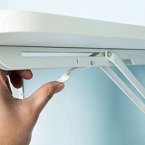 FSC Certified Wall-Mounted Folding Table For Office Home Kitchen(23.6"*15.6" (L*W)), White… - Image 3