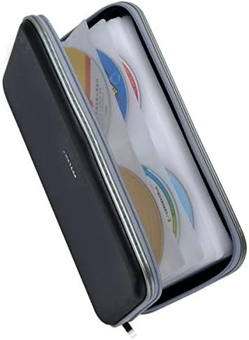 Wismart 70 Capacity Heavy Duty CD DVD Blu-ray Media Case Storage Holder Organizer Wallet (Black) - Image 5