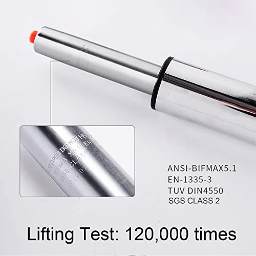 Finnhomy Set Of 2 Adjustable Bar Stools, Swivel Barstools For Kitchen Counter Height Chair, Retro Grey - Image 4