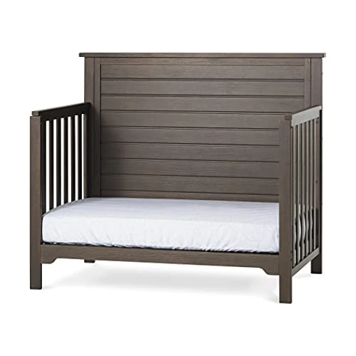 Forever Eclectic Farmhouse 3-Piece Nursery Set With 4-in-1 Convertible Crib, 3-Drawer Dresser, And Changing Table Topper By Child Craft (Brushed Truffle) - Image 2