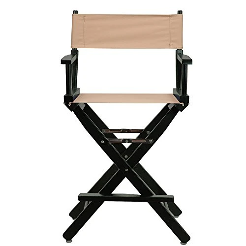 Casual Home 24" Director's Chair Black Frame-with Tan Canvas, Counter Height - Image 7