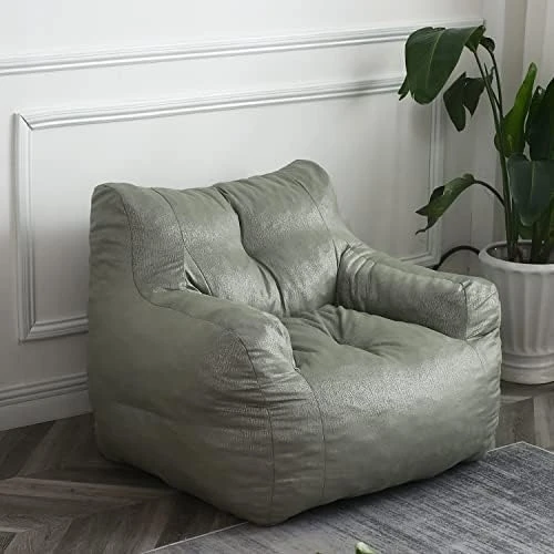 N&V Bean Bag Chair Giant High-Density Foam Filling Sofa For Teens, Adults To Gaming, Reading, And Watching TV - Image 6