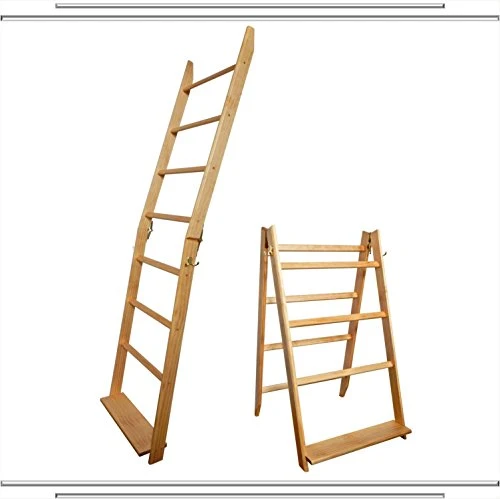The LadderRack It's 2 Quilt Racks In 1! (7 Rung/24" Model/Golden Pecan) - Image 2