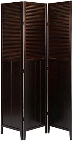 Magshion Oriental Room Divider Hardood Shoji Screen (Cherry, 4-Panel) - Image 5
