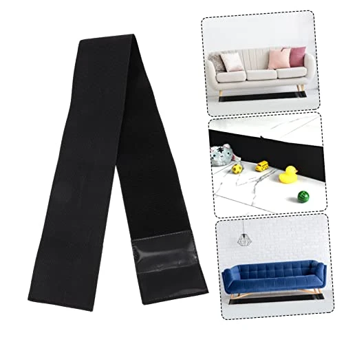 DOITOOL 3pcs Nylon Things Going Black/Pets- Gaps From Under Adhesive Stopper Barrier Bed Sofas Blocker Blocker- Toys Couch Pets In Sectional Connectors Sofa Bottom The For Furniture - Image 4