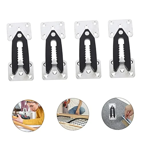 VARAKA 4pcs Sofa Connector Metal Stand Corner Sofa Crokinole Accessories Sectional Couch Clamps Alligator Clamps For Sofa Secti - Image 3
