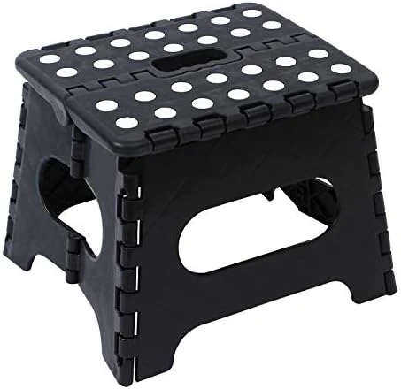 Maddott Super Strong Folding Step Stool,11x8.5x15inch, Holds Up To 250 Lb, Black - Image 5