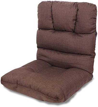 WAYTRIM 5-Position Indoor Adjustable Floor Chair, Padded Kids Gaming Sofa Chair With Backrest, Perfect For Living Room, Bedroom - Gray - Image 8