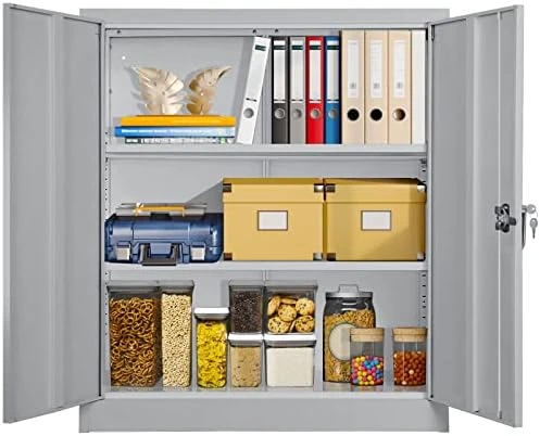 Greenvelly Metal Storage Cabinet 72β Black Garage Steel Locking Cabinet With Doors And 4 Adjustable Shelves, Tall Tool Cabinets Lockable File Cabinet For Home Office, Metal Classroom Cabinet Basement - Image 10