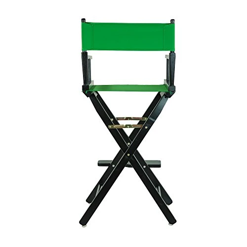 Casual Home Director's Chair ,Black Frame/Green Canvas,30" - Bar Height - Image 4