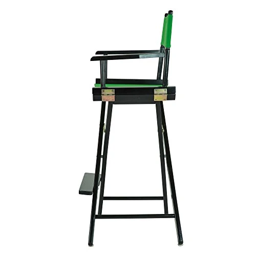 Casual Home Director's Chair ,Black Frame/Green Canvas,30" - Bar Height - Image 5
