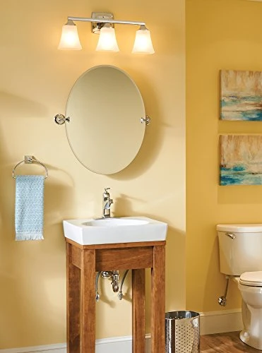 Moen DN8386BN Retreat Collection Bathroom Hand -Towel Ring With Hardware, Brushed Nickel, 7.64"L X 3.83"W X 4.96"H - Image 3