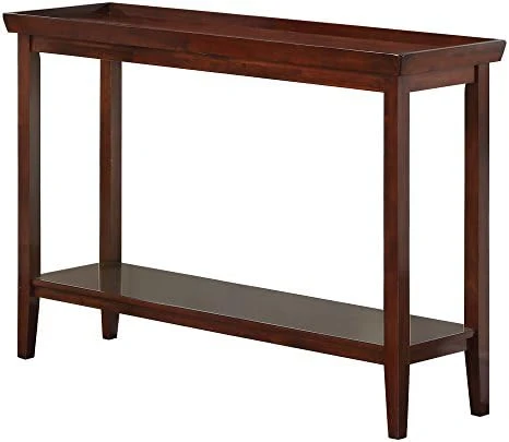 Convenience Concepts Ledgewood Console Table With Shelf, Espresso - Image 7