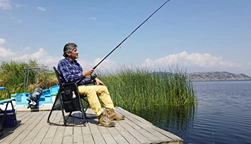 STRONGBACK Director With Innovative Lumbar Back Support Heavy Duty Camping Chair With Side Table - Image 2