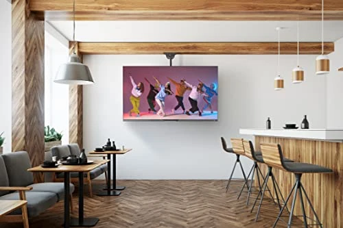 ProMounts Ceiling TV Mount, Hanging Swivel TV Mount Bracket For Flat/Curved Displays Fits Most 37-80 Inch LCD LED OLED TVs, TV Pole Mount For Flat/Sloped Ceiling, Max VESA 600x400mm - Image 4