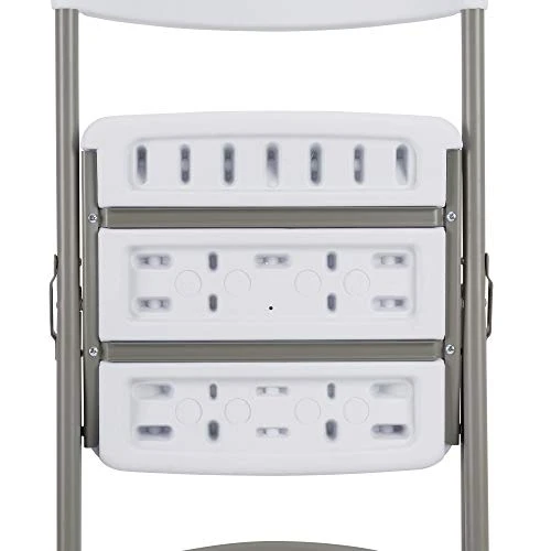 Norwood Commercial Furniture Heavy-Duty Indoor/Outdoor Blow-Molded Folding Chair, White (Pack Of 4) (NOR-REI1051-WH-SO) - Image 3