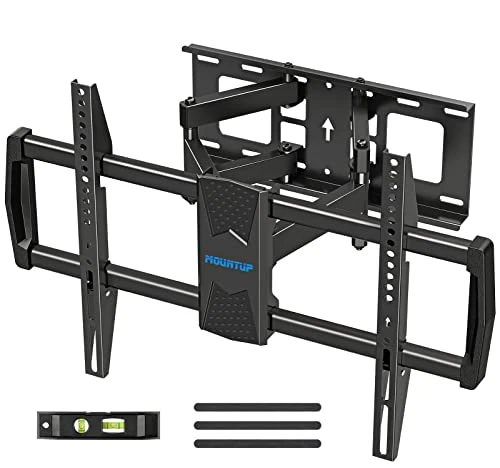 MOUNTUP UL Listed Full Motion TV Wall Mount For Most 42-82 Inch TVs, Wall Mount TV Bracket With Articulating Swivel And Tilt, TV Mount Max VESA 600x400mm, Holds Up To 100lbs Fits 16" Studs MU0028