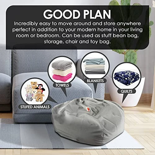 Kinze Multi Services Bean Bag Cover, Grey - Image 5