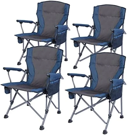 REDCAMP Folding Card Table With Chairs Set For 4, Portable Small Square Table And Chairs Fold In Half For Adults Outdoor Indoor Use, White 34" - Image 8