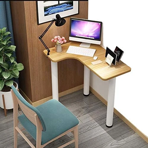 HXXXIN Metal Table Leg Desk, Heavy Duty Table Leg Triangle, Office Combination Computer Desk DIY Furniture, Without Chair - Image 8