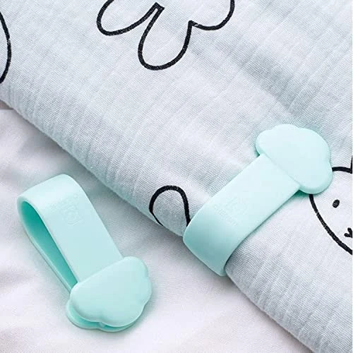 LUKEO 6Pcs Quilt Buckle Fixing Clip Safe Children's Non-Slip Sheet Home Mattress Sofa Cushion Fasteners Clip (Color : E, Size : As Shown) - Image 2
