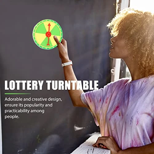 CANIGHT 1set Favors Birthday Indoor Cm Party Decorative Show Tabletop Win Turn Game Mini Draw Activity Activities Pub Yellow Raffle Prop Family Wedding The Hanging Portable Night Gaming - Image 4