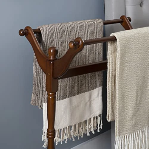 Powell Furniture Powell Heirloom Cherry Blanket Rack, 25"L X 16.5"W X 32.5"H - Image 4