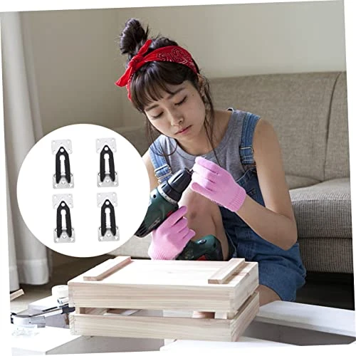 Veemoon 4pcs Sofa Connector Corner Couch Metal Snap Buttons Plastic Snaps Couch Clamps For Sectionals Snap For Sofa Sectional Sofa Couch Snap Furniture Steel, Plastic Silver - Image 4