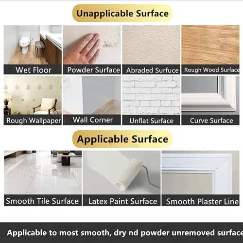 Gold Metalized Polyester Mylar Film Tape With Acrylic Adhesive, 1 In X 55 Yds. Vibrant Mirror Like Finish, Gold Decor Tape For Detailing Accent Wall, Cabinet (For Smooth And Dry Surface Only)) - Image 4