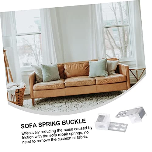 Homoyoyo 20pcs Sofa Spring Clipped Button Home Furniture Astetic Room Decor Upholstery Spring Clips Furniture Repair Kit Couch Chair Sofa Repairing Accessories Sofa Accessories Chair Clips - Image 5