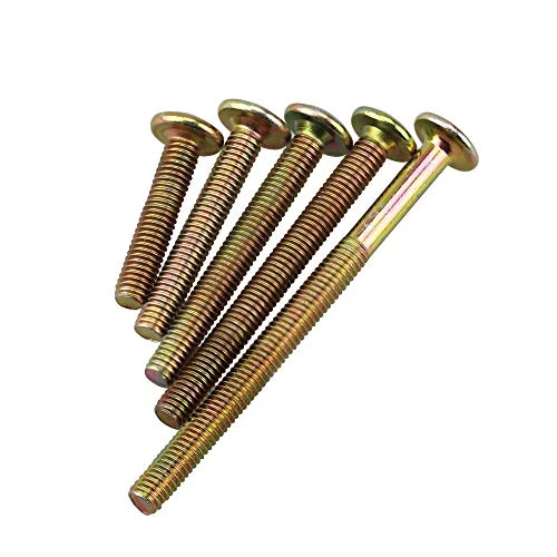 SZHKM 62PCS Furniture Bolts And Nuts, Crib Screws Hardware Replacement Kit,M6 Barrel Nuts For Cribs And Bunk Bed - Image 3