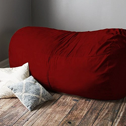 Jaxx 7 Ft Giant Bean Bag Sofa, Cinnabar - Image 4