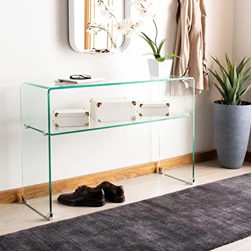 Safavieh Home Collection Hollis Clear Console Table - Image 3
