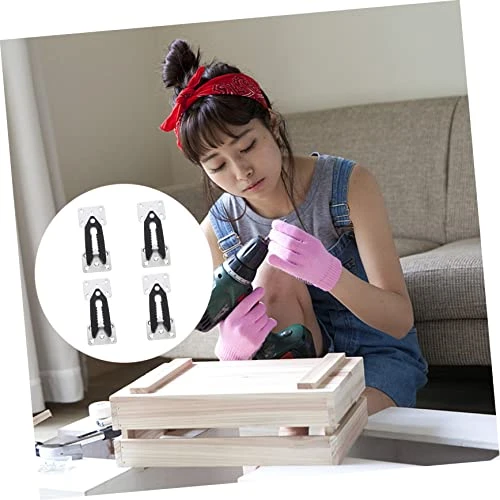 VARAKA 4pcs Sofa Connector Metal Stand Corner Sofa Crokinole Accessories Sectional Couch Clamps Alligator Clamps For Sofa Secti - Image 4