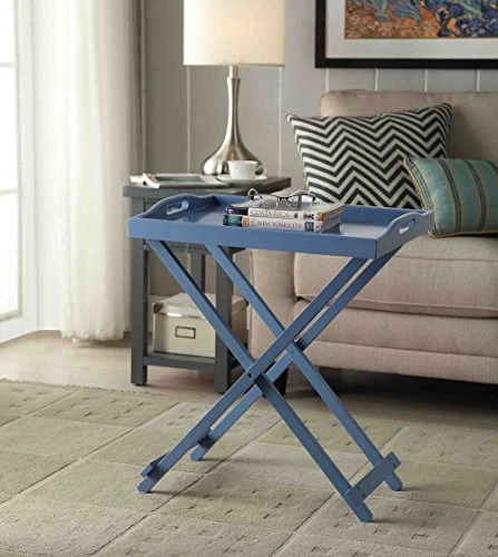 Convenience Concepts Designs2Go Tray Table, Blue - Image 2